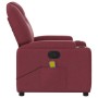Red wine fabric reclining massage chair by , Armchairs - Ref: Foro24-372380, Price: 228,13 €, Discount: %