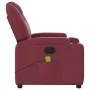 Red wine fabric reclining massage chair by , Armchairs - Ref: Foro24-372380, Price: 224,47 €, Discount: %