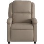 Cappuccino-colored synthetic leather reclining massage chair by , Armchairs - Ref: Foro24-371788, Price: 216,00 €, Discount: %