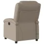 Sillón de masaje reclinable cuero sintético color capuchino de , Sillones - Ref: Foro24-371788, Precio: 212,44 €, Descuento: %