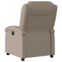 Sillón reclinable de cuero sintético color capuchino de , Sillones - Ref: Foro24-371781, Precio: 230,63 €, Descuento: %