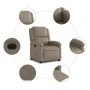 Cappuccino Faux Leather Recliner by , Armchairs - Ref: Foro24-371781, Price: 222,20 €, Discount: %