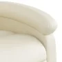 Cremefarbener Liegestuhl aus Kunstleder von , Sessel - Ref: Foro24-371776, Preis: 198,69 €, Rabatt: %