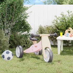 Bicicleta de equilibrio para niños 2 en 1 rosa