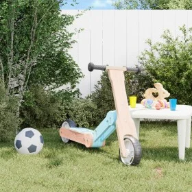 Children's scooter 2 in 1 light blue by , Pedal or push vehicles - Ref: Foro24-358356, Price: 44,52 €, Discount: %