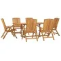 7-teilige Garten-Essgarnitur aus massivem Teakholz von , Gartensets - Ref: Foro24-3154921, Preis: 1,00 €, Rabatt: %