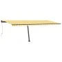 Automatisches Markisentuch mit Wind-LED-Sensor in Gelb-Weiß 600x300cm. von , Markisen - Ref: Foro24-3069813, Preis: 847,18 €,...