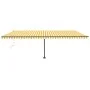 Automatisches Markisentuch mit Wind-LED-Sensor in Gelb-Weiß 600x300cm. von , Markisen - Ref: Foro24-3069813, Preis: 847,18 €,...