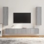 4-teiliges TV-Möbelset Sperrholz Sonoma grau von , TV-Möbel - Ref: Foro24-3114212, Preis: 172,35 €, Rabatt: %