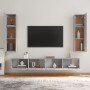 4-teiliges TV-Möbelset Sperrholz Sonoma grau von , TV-Möbel - Ref: Foro24-3114212, Preis: 172,35 €, Rabatt: %