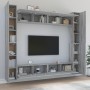 8-teiliges TV-Möbelset Sperrholz Sonoma grau von , TV-Möbel - Ref: Foro24-3114244, Preis: 377,02 €, Rabatt: %