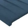 Headboard with dark blue velvet ears 163x16x118/128 cm by , Headboards and footboards - Ref: Foro24-3119876, Price: 146,72 €,...