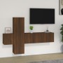 3-teiliges TV-Möbelset Sperrholz Eiche braun von , TV-Möbel - Ref: Foro24-3120229, Preis: 115,31 €, Rabatt: %