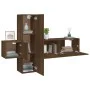 3-teiliges TV-Möbelset Sperrholz Eiche braun von , TV-Möbel - Ref: Foro24-3120229, Preis: 119,12 €, Rabatt: %