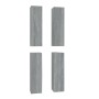 Muebles TV 4 uds madera contrachapada gris Sonoma 30,5x30x110cm de , Muebles TV - Ref: Foro24-3120333, Precio: 173,26 €, Desc...