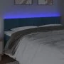 LED-Kopfteil aus dunkelbraunem Samt, 160 x 5 x 78/88 cm von , Kopf- und Fußteile - Ref: Foro24-3121908, Preis: 71,14 €, Rabat...