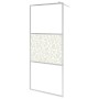 Duschwand mit ESG-Glasablage aus verchromtem Aluminium 100x195cm von , Duschwände und Duschwände - Ref: Foro24-3185502, Preis...