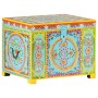 Handbemalte Aufbewahrungsbox 50x40x40 cm massives Mangoholz von , Aufbewahrungskörbe - Ref: Foro24-323540, Preis: 160,83 €, R...