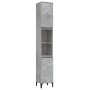 Badezimmerschrank Sperrholz grauer Beton 30x30x190 cm von , Badezimmermöbel - Ref: Foro24-819800, Preis: 86,74 €, Rabatt: %