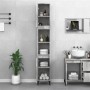 Badezimmerschrank Sperrholz grauer Beton 30x30x190 cm von , Badezimmermöbel - Ref: Foro24-819800, Preis: 86,74 €, Rabatt: %