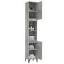 Badezimmerschrank Sperrholz grauer Beton 30x30x190 cm von , Badezimmermöbel - Ref: Foro24-819800, Preis: 86,74 €, Rabatt: %