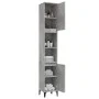 Badezimmerschrank Sperrholz grauer Beton 30x30x190 cm von , Badezimmermöbel - Ref: Foro24-819800, Preis: 85,22 €, Rabatt: %