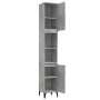 Badezimmerschrank Sperrholz grauer Beton 30x30x190 cm von , Badezimmermöbel - Ref: Foro24-819800, Preis: 86,74 €, Rabatt: %