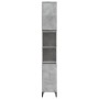 Badezimmerschrank Sperrholz grauer Beton 30x30x190 cm von , Badezimmermöbel - Ref: Foro24-819800, Preis: 86,74 €, Rabatt: %