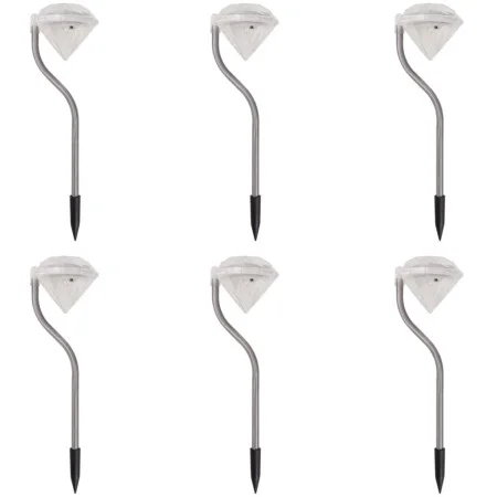 Solar-LED-Lampen für den Garten 6 Einheiten 9x7,8x29,5 cm von , Außenbeleuchtung - Ref: Foro24-42341, Preis: 20,96 €, Rabatt: %