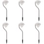 Solar-LED-Lampen für den Garten 6 Einheiten 9x7,8x29,5 cm von , Außenbeleuchtung - Ref: Foro24-42341, Preis: 21,32 €, Rabatt: %