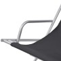 Liegestühle 2 Einheiten aus schwarzem Stahl von vidaXL, Liegen - Ref: Foro24-42936, Preis: 134,62 €, Rabatt: %