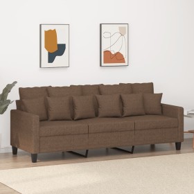 3-Sitzer-Sofa aus braunem Stoff 180 cm von , Sofas - Ref: Foro24-359278, Preis: 273,04 €, Rabatt: %