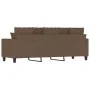 3-seater brown fabric sofa 180 cm by , Sofas - Ref: Foro24-359278, Price: 268,61 €, Discount: %