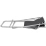 Reclining sun loungers 2 units black steel by vidaXL, Loungers - Ref: Foro24-42936, Price: 134,62 €, Discount: %