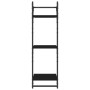 Estantes de pared con barras 6 pzas madera de ingeniería negro de , Estantes y estanterías - Ref: Foro24-836268, Precio: 58,9...
