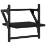 Estantes de pared con barras 6 pzas madera de ingeniería negro de , Estantes y estanterías - Ref: Foro24-836268, Precio: 58,9...