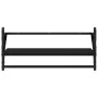 Estantes de pared con barras 4 pzas madera de ingeniería negro by , Shelves and shelves - Ref: Foro24-836263, Price: 36,51 €,...