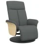 Recliner armchair with footrest in dark gray fabric by , Armchairs - Ref: Foro24-356522, Price: 240,44 €, Discount: %