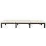 Garden lounger with black synthetic rattan cushion by vidaXL, Loungers - Ref: Foro24-42846, Price: 161,84 €, Discount: %