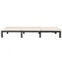 Garden lounger with black synthetic rattan cushion by vidaXL, Loungers - Ref: Foro24-42846, Price: 159,64 €, Discount: %