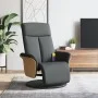 Verstellbarer Massagesessel mit Fußstütze dunkelgrauer Stoff von , Sessel - Ref: Foro24-356534, Preis: 282,58 €, Rabatt: %