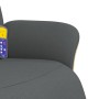 Dark gray fabric reclining massage chair with footrest by , Armchairs - Ref: Foro24-356534, Price: 238,66 €, Discount: %