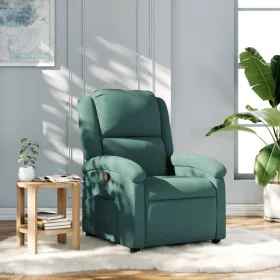 Dark Green Velvet Recliner by , Armchairs - Ref: Foro24-371799, Price: 203,55 €, Discount: %