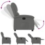 Dark gray fabric recliner by , Armchairs - Ref: Foro24-371752, Price: 215,76 €, Discount: %