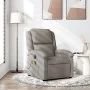 Sillón de masaje reclinable de tela gris taupé de , Sillones - Ref: Foro24-371771, Precio: 207,35 €, Descuento: %