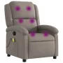Liegender Massagesessel aus taupegrauem Stoff von , Sessel - Ref: Foro24-371771, Preis: 207,18 €, Rabatt: %