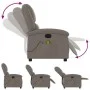 Sillón de masaje reclinable de tela gris taupé de , Sillones - Ref: Foro24-371771, Precio: 207,35 €, Descuento: %