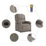 Sillón de masaje reclinable de tela gris taupé de , Sillones - Ref: Foro24-371771, Precio: 207,35 €, Descuento: %