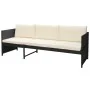 6-piece garden furniture set and black synthetic rattan cushions by vidaXL, Garden sets - Ref: Foro24-43010, Price: 361,08 €,...