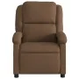 Reclining massage chair in brown fabric by , Armchairs - Ref: Foro24-371767, Price: 251,50 €, Discount: %